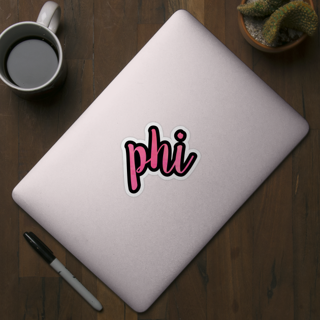 Pink Phi by lolosenese